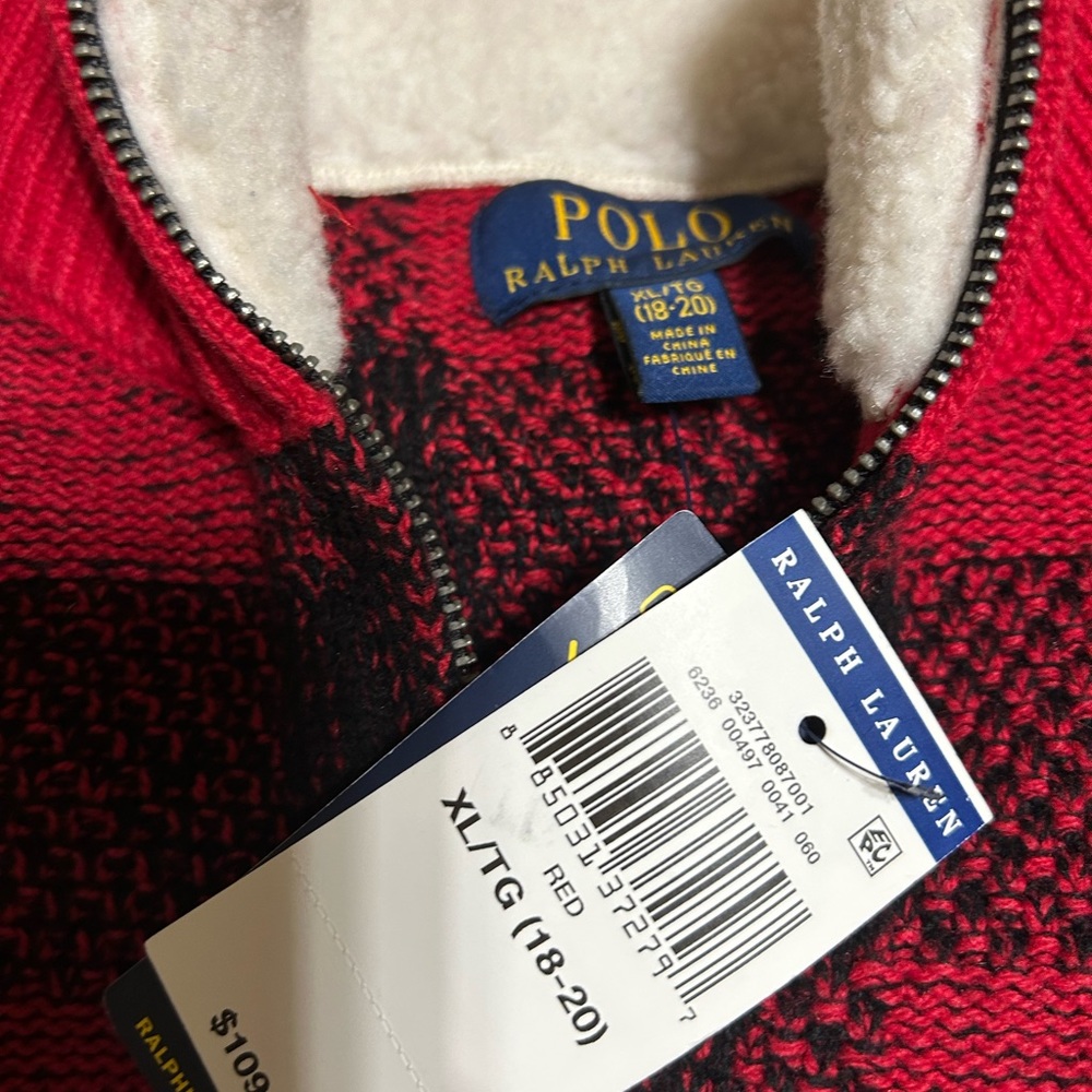 Boy polo sweater